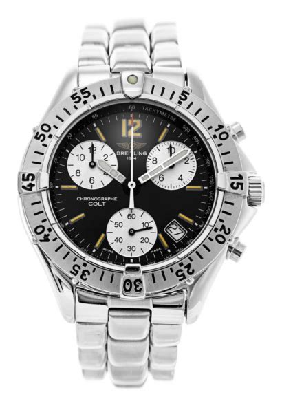 breitling colt chronograph quartz a53035|breitling chrono colt a53035.